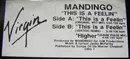 12'' - Mandingo - This Is A Feelin'