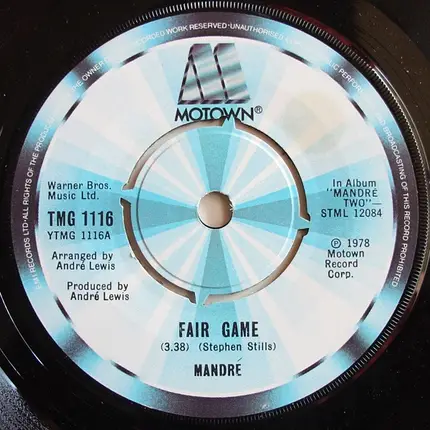 Mandré - Fair Game / Light Years (Opus IV)