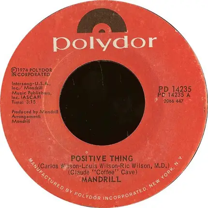 Mandrill - Positive Thing