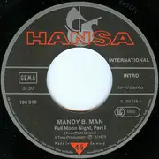7inch Vinyl Single - Mandy B. Man - Full Moon Night