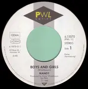7'' - Mandy Smith - Boys And Girls