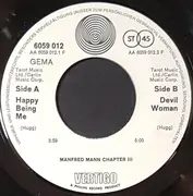 7inch Vinyl Single - Manfred Mann Chapter Three - Happy Being Me