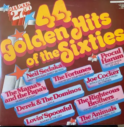 Manfred Mann, The Drifters, Jefferson Airplane a.o. - 44 Golden Hits Of The Sixties