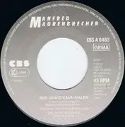 7inch Vinyl Single - Manfred Maurenbrecher - Der Junge Kann Malen / Beutevogel (Live-Version)
