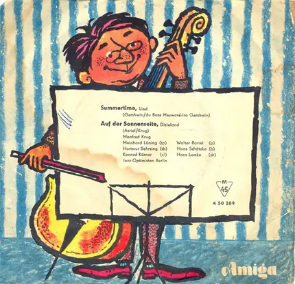 Manfred Krug - Jazz Optimisten Berlin - Summertime / Auf Der Sonnenseite