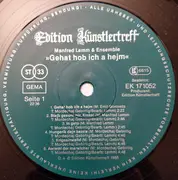 LP - Manfred Lemm & Ensemble - Gehat Hob Ich A Hejm - SIGNED, Booklet