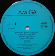 LP - Manfred Schoof Orchester + Albert Mangelsdorff / Wolfgang Dauner / Eberhard Weber - Manfred Schoof Orchester +  Albert Mangelsdorff Wolfgang Dauner Eberhard Weber - Cross below side number 2 on labels