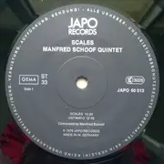 LP - Manfred Schoof Quintet - Scales