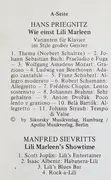 LP - Manfred Sievritts / Hans Priegnitz / Joachim Volkmann - Variationes Humoris Causa