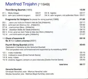 CD - Manfred Trojahn / Henschel Quartett - String Quartets - Digipak
