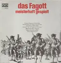 LP - Manfred Sax - Das Fagott Meisterhaft Gespielt