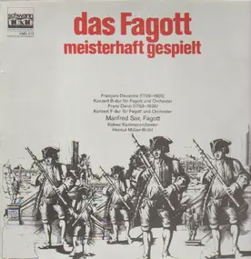 Manfred Sax - Das Fagott Meisterhaft Gespielt