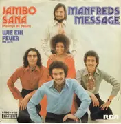 7inch Vinyl Single - Manfred's Message - Jambo Sana (Hadinga Du Badab)