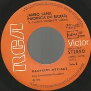 7inch Vinyl Single - Manfred's Message - Jambo Sana (Hadinga Du Badab)
