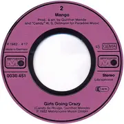 7inch Vinyl Single - Mango - We Don't Work No More / Girls Going Crazy