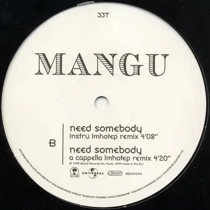Mangu - Need Somebody