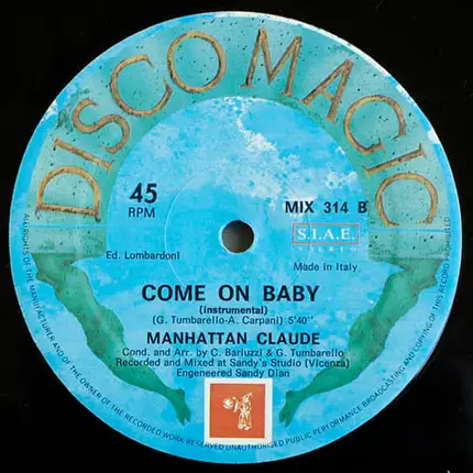 Manhattan Claude - Come On Baby