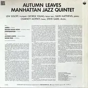 LP - Manhattan Jazz Quintet - Autumn Leaves - + Insert