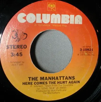 Manhattans - Here Comes The Hurt Again