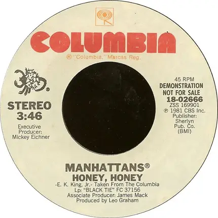 Manhattans - Honey, Honey