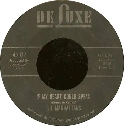 Manhattans - If My Heart Could Speak