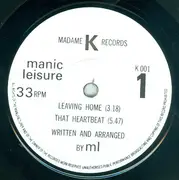 7inch Vinyl Single - Manic Leisure - Cold Wardrobe E.P.