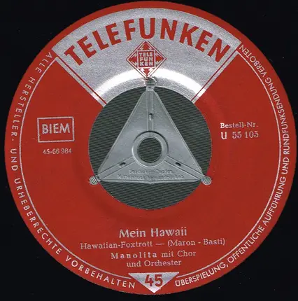 Manolita - Ja-Ja-Ja-Ja, In Panama / Mein Hawaii