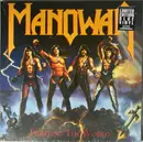 LP - Manowar - Fighting The World - Limited Edition, Blue, Insert