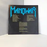 LP - Manowar - Hail To England - Original, white contour around the logo