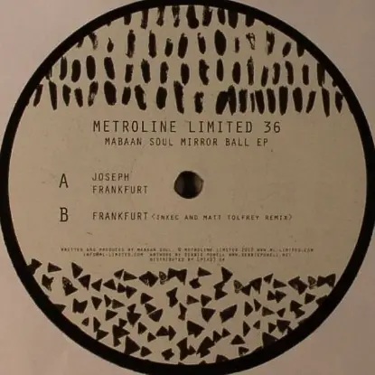 Mabaan Soul - Mirror Ball Ep/ Inxec & Tolfrey Rmx