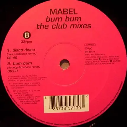 Mabel - Bum Bum (The Club Mixes)