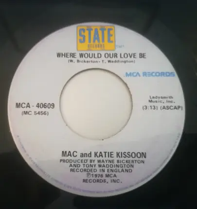 Mac And Katie Kissoon - Where Would Our Love Be