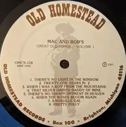 LP - Mac & Bob - Mac And Bob's Great Old Songs - Vol. I
