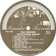 LP - Mac Benford With Eric Thompson And Sandy Bradley - Backwoods Banjo - Old Time Love Songs And Dance Tunes