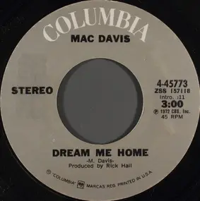 Mac Davis - Dream Me Home