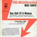 7inch Vinyl Single - Mac Davis - One Hell Of A Woman / A Poor Man's Gold - Trade Sample