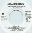 7inch Vinyl Single - Mac Davis - Somewhere In America