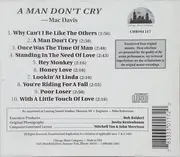CD - Mac Davis - A Man Don't Cry