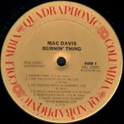 LP - Mac Davis - Burnin' Thing