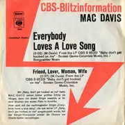 7inch Vinyl Single - Mac Davis - Everybody Loves A Love Song