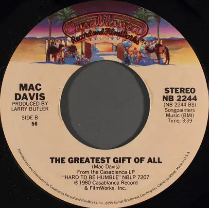 Mac Davis - It's Hard to Be Humble