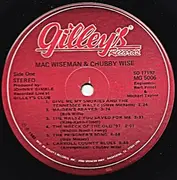 Double LP - Mac Wiseman & Chubby Wise - Give Me My Smokies And The Tennessee Waltz