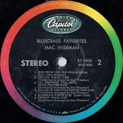 LP - Mac Wiseman - Bluegrass Favorites