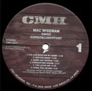 LP - Mac Wiseman - Mac Wiseman Sings Gordon Lightfoot