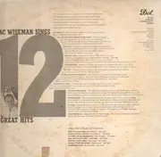 LP - Mac Wiseman - Sings 12 Great Hits