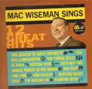LP - Mac Wiseman - Sings 12 Great Hits