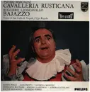 LP - Macagni - Leoncavallo - Cavalleria Rusticana - Bajazzo