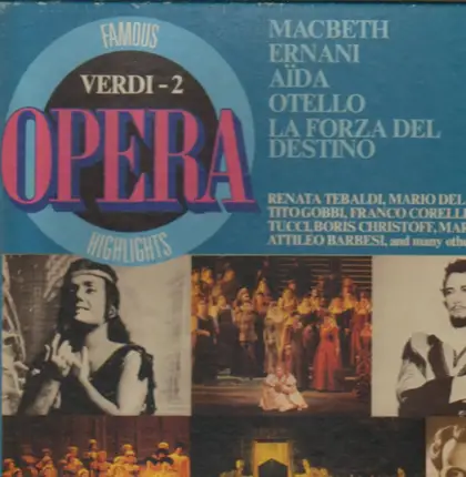 Macbeth, Ernani, Aida a.o. - Famous Verdi -2 Opera Highlights