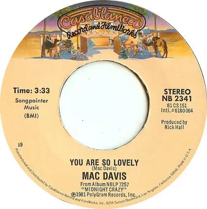 Mac Davis - You're My Bestest Friend