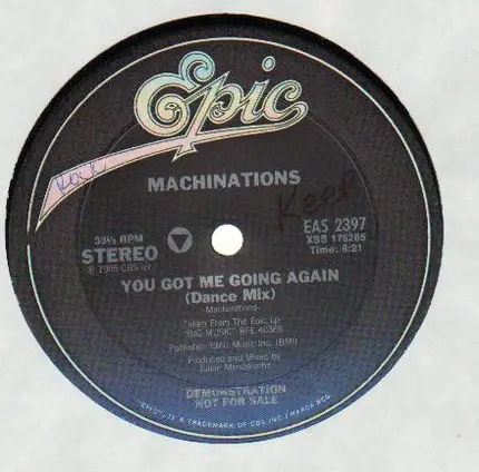 Machinations - You Got Me Going Again